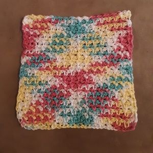 Crochet Washcloth/Dishcloth LOT OF 3